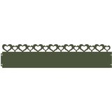 vidaXL Robniki za trato 30 pcs Oljčno zelena 103 x 0,05 x 22 cm Jeklo | Shoptok.si