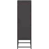  Visoka komoda crna 36x39x123 cm čelična | Eponuda.ba