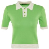 Trendyol Sweater - Green - Slim Cene
