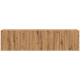 vidaXL Stenske TV omarice 2 kosa artisan hrast 80x30x41 cm | Shoptok.si