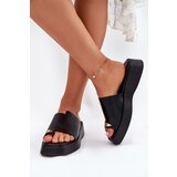 EVENTO Ladies Platform Slippers With Decorative Detail Black Linosea Cijene