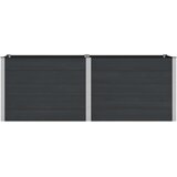  Povišena vrtna gredica Crna 250 x 100 x 91 cm | Eponuda.ba