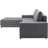 Mömax sedežna garnitura adriano, siva, ležišče, predal | Shoptok.si
