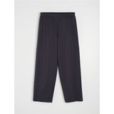 Sinsay Pantalone barrel leg s dodatkom viskoze i šavovima | shoptok.hr