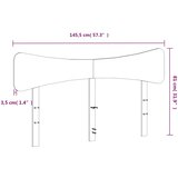  Uzglavlje voštano smeđe 140 cm od masivne borovine | shoptok.hr