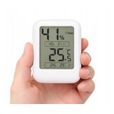 Digitalni osvijetljeni LCD termometar higrometar 8cm bijeli | shoptok.hr