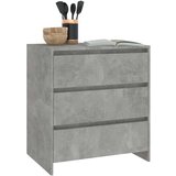  Komoda siva boja betona 70 x 41 x 75 cm od iverice | shoptok.hr