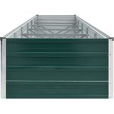  Povišena vrtna gredica od pocinčanog čelika 480x80x45 cm zelena | shoptok.hr