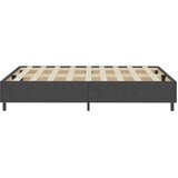 Box spring okvir za krevet od tkanine sivi 160 x 200 cm | Shoptok.si
