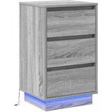  Noćni ormar s ladicama Siva 39 x 34,5 x 65 cm Konstruirano drvo | Eponuda.ba