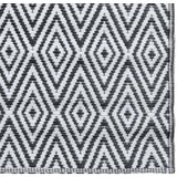 Vanjski Zunanja preproga bela in črna 190x290 cm PP, (20764540) | Shoptok.si