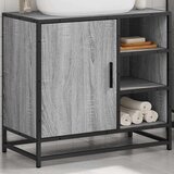 vidaXL Kupaonski ormarić za umivaonik sivi Sonoma 65x33x60 cm | shoptok.hr