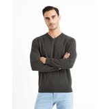 Celio Cotton Sweater Decotonv - Men Cene