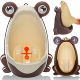 Dječji pisoar kahlica smeđa žaba za učenje  Dječji pisoar kahlica smeđa žaba za učenje Slike