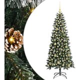 vidaXL Umestno božično drevo med 150 LED Zelena 66 x 66 x 150 cm | Shoptok.si