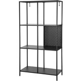 Støraa Črn kovinski regal 75x144 cm Charleston – | Shoptok.si