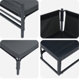 vidaXL Sjedeća garnitura za vrt 14 pcs Antracit Čelik | shoptok.hr