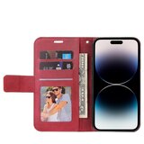 INORCO GQ.UTROBE Za iPhone 14 Pro Max PU usnjena torbica za denarnico, pravokotna kovinska dekoracija Folio Flip, zložljivo stojalo za telefon, (22033550) | Shoptok.si