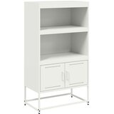 Visoka komoda bijela 68,5 x 38,5 x 123,5 cm čelična | Eponuda.ba
