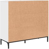  Kreveta Visoki sjaj bijela 89,5 x 33 x 82 cm Konstruirano drvo | shoptok.hr