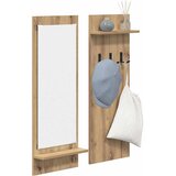  Vješalica za kapute na zidu Umjetnički hrast 70 x 10 x 90 cm | shoptok.hr