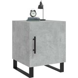  Nočna omarica 2 kosa betonsko siva 40x40x50 cm inženirski les, (20808313) | Shoptok.si