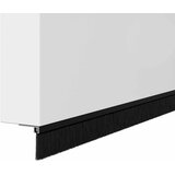  Držač četke za vrata 6 kom. Crna 100 cm Aluminijski legura | shoptok.hr