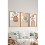 Wallity dekorativna slika Artsycllct6, 33x48cm, 3 dela Cene