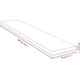  Zidna polica 100 x 20 x 2,5 cm od bambusa | shoptok.hr