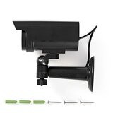 Nedis DUMCBS10BK - LED maketa sigurnosne kamere 2xAA IP44 | Eponuda.com