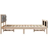  Konstrukcija postelje Svetlo siva 120 x 200 cm blago, (5000084367) | Shoptok.si