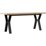 Stolić za kavu Y-oblika 110x40x45,5 cm od borovine i čelik | shoptok.hr