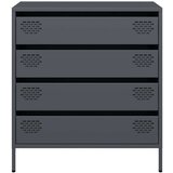 vidaXL Komoda antracit 68x39x73,5 cm od hladno valjanog čelika | shoptok.hr