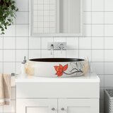  The Living Store Nadpultni umivalnik večbarven ovalni 59x40x15 cm keramika - Nadpultni Umivalnik, (21502142) | Shoptok.si
