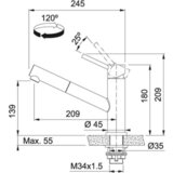 Franke ORBIT HP 115.0569.461 | Shoptok.si