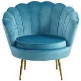 Livetastic FOTELJ, modra tekstil | Shoptok.si