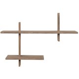 House Nordic Polica s više razina od masivnog bora u prirodnoj boji Ovada – | shoptok.hr