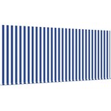  Skrovita tenda Plava i bijela 300 x 200 cm Poliester i aluminij | Eponuda.ba