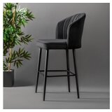 Hanah home Set od 2 barske stolice crne boje | Eponuda.ba