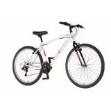bicikl arcadia 26" belo roze