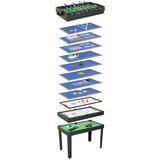 vidaXL Večnamenska igralna miza 15 v 1 121x61x82 cm črna | Shoptok.si