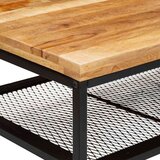  Stolić za kavu Smeđa i crna 110 x 55 x 35 cm Čvrsto drvo manga | shoptok.hr