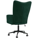  Stolica za opuštanje tamnozelena baršunasta | Eponuda.com