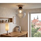Brilagi LED plafonsko svetlo R GLASS 1xE27/60W/230V Ø 25 cm hrast/dimna siva | Eponuda.com