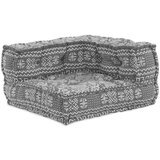  Modularni Pouf Svijetlo Sivi 70x70x54 Tkanina | shoptok.hr