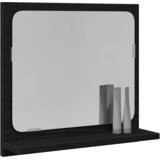  Kupaonsko ogledalo crni hrast 40x10,5x37 cm Inženirsko drvo | shoptok.hr