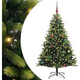 vidaXL Umjetno rasklopivo božićno drvce 150 LED-a Zelena 150 cm | shoptok.hr