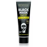 Revuele Black Mask Peel Off Pro-Colagen luščilna maska za učvrstitev obraza 80 ml