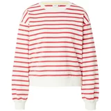 Nümph Sweater majica 'MYRA' crvena / bijela