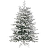 vidaXL Umetno Zložljivo Božično Drevo Bela 150 cm PE in PVC | Shoptok.si